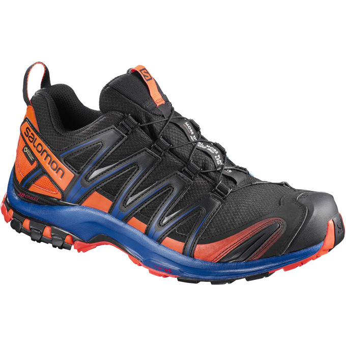 Salomon XA PRO 3D GTX® LTD Zapatillas Trail Running Hombre - Negras / Naranjas / Azules - Colombia (